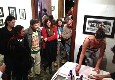 Mostra de xilogravura de Laís Helena