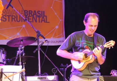 Caravana Brasil Instrumental durante a feira literária de Ilhabela