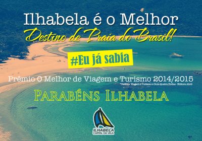 Ilhabela é o Melhor Destino de Praia do Brasil