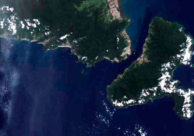 Satélite Amazônia 1 registra imagens aéreas de Ilhabela